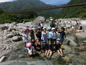川遊びができました！