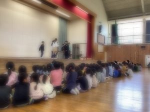 4月30日（水）1年生を迎える会がありました。