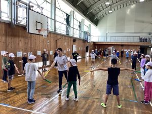すまいる学年　みんなで足を速くするぞ！