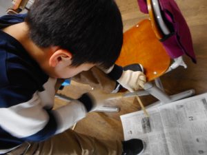 竹鉄砲完成しました！（３年生）