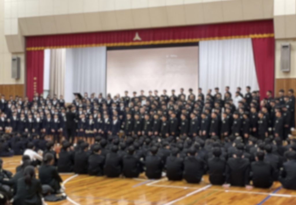 ３年生を送る会