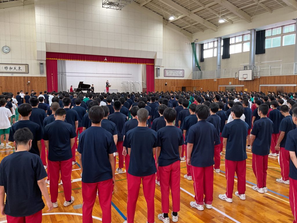今年度初めての音楽集会