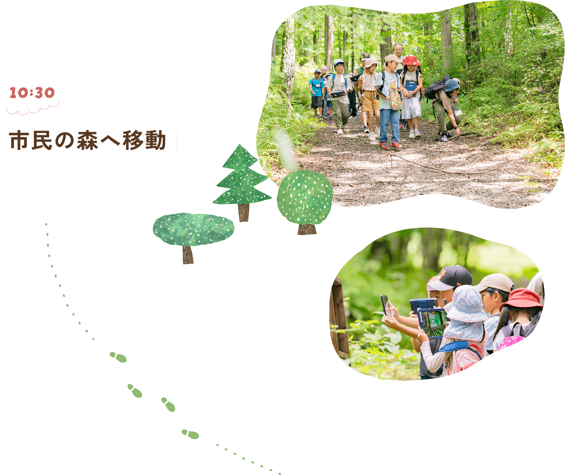 10:30 市民の森へ移動